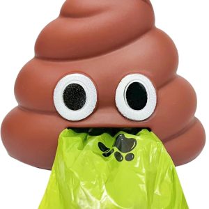 Cute and Functional Dog Poop Bag Holder for Leash Sturdy Dog Poop Bag Dispenser Includes 1 Roll 15 Bags