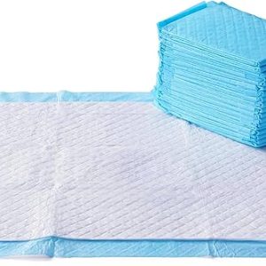 Dog and Puppy Pee Pads with 5-Layer Leak-Proof Design and Quick-Dry Surface for Potty Training, Heavy Duty Absorbency, Giant, 27.5 x 44 Inch - Pack of 30, Blue